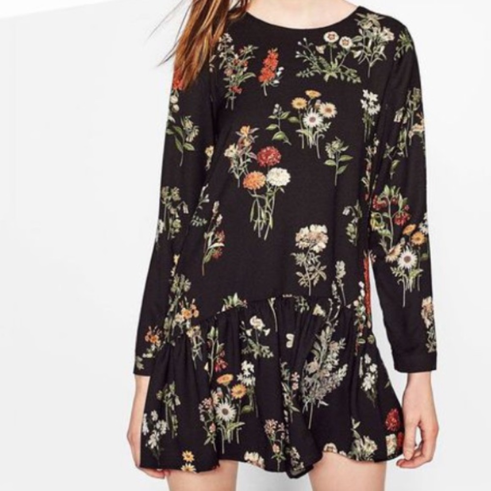 ZARA Trafaluc Collection~ Botanical Jumpsuit